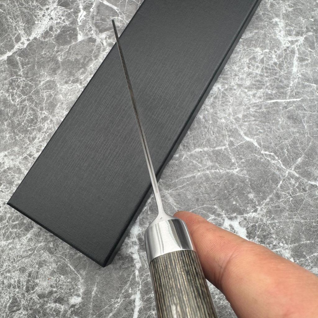 7 Inch Santoku Knife S301 Powder Steel Blade Wood Handle Chef Slicing Vegetables Cleaver Meat Handmade Forged Kitchen Knives