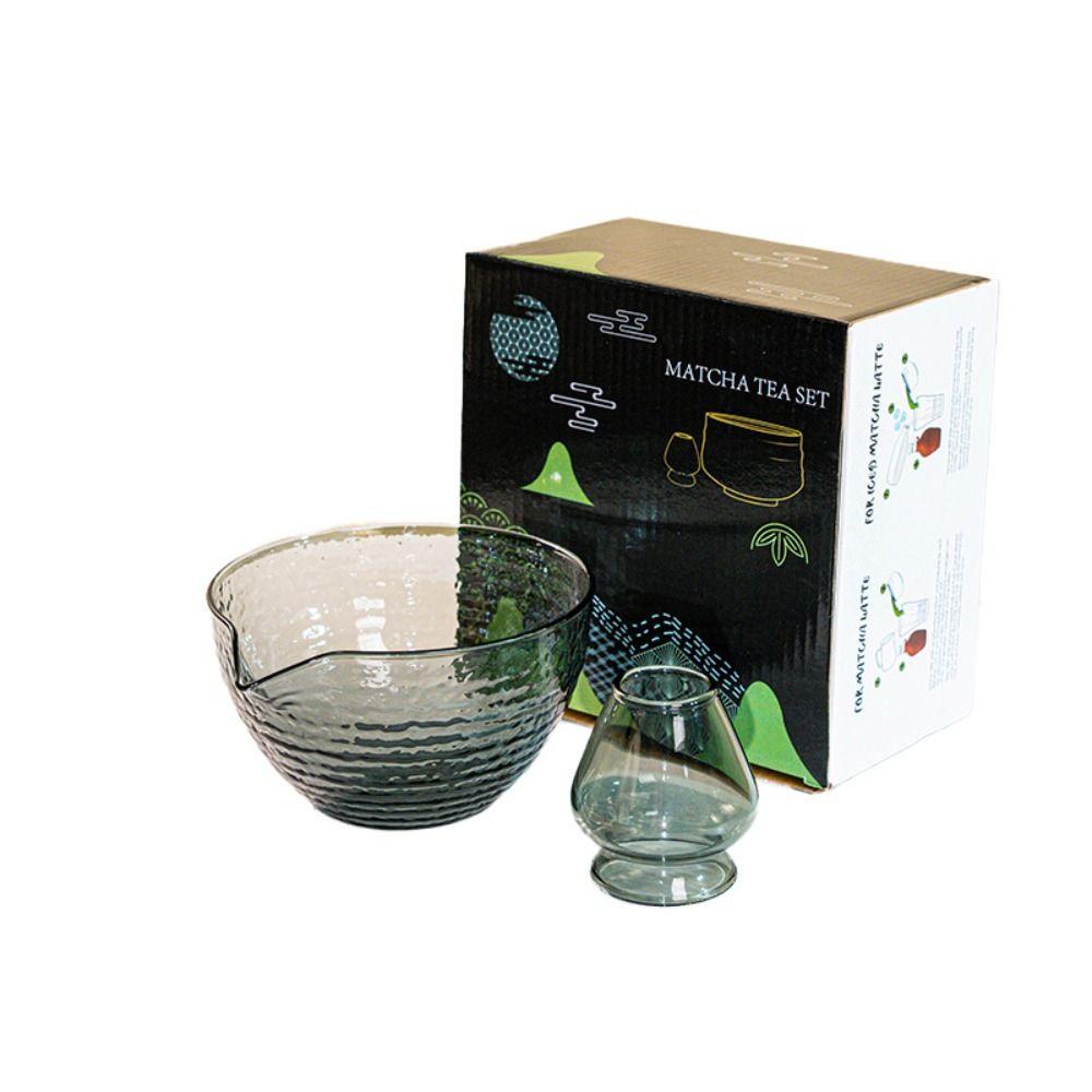 Textured Matcha Making Kit with Pouring Spout Tea Bowls New Japanese Tea Set  Tea Lovers