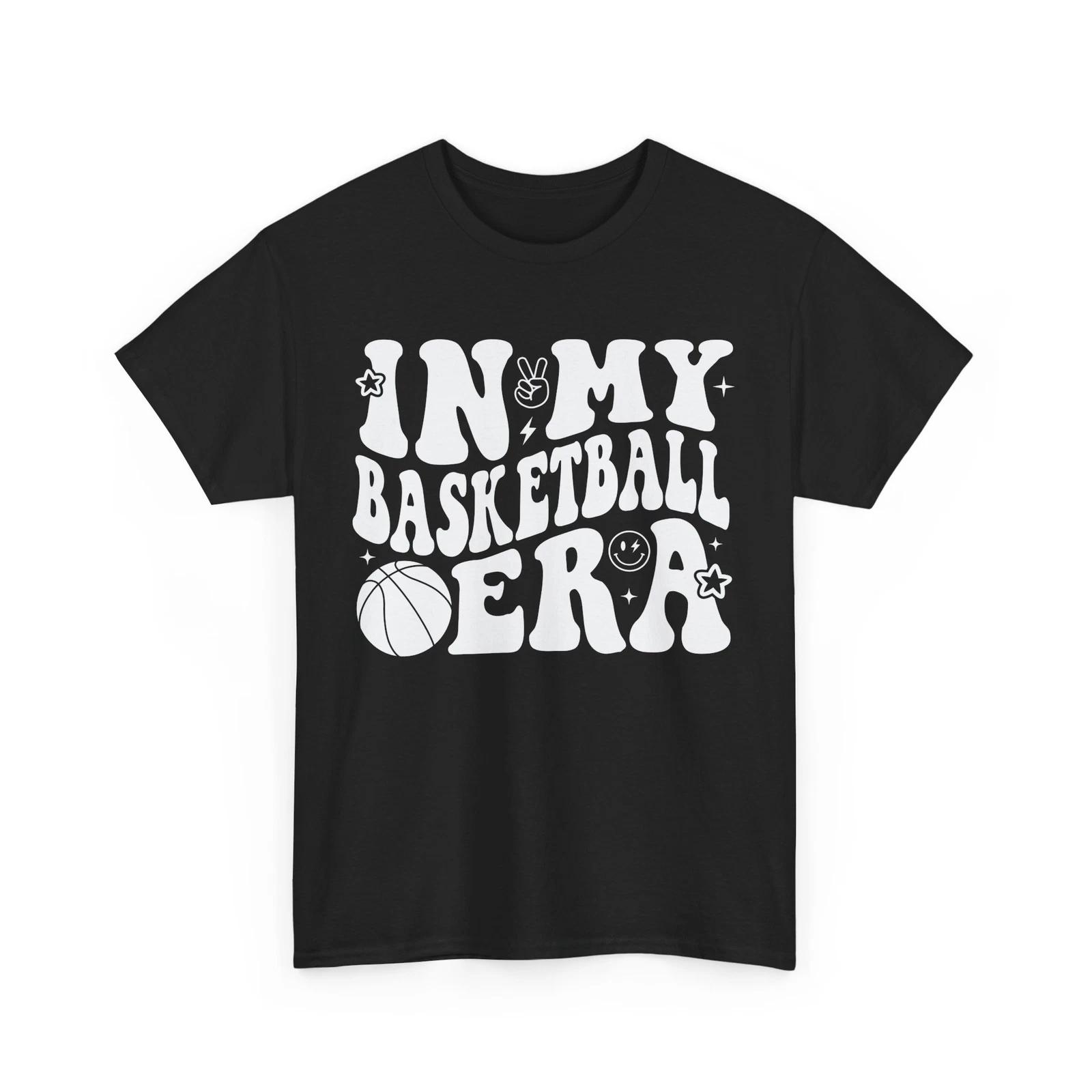 In my Basketball era T-Shirt | Hoops Basketball Graphic Tee | Court Style Shirt XL