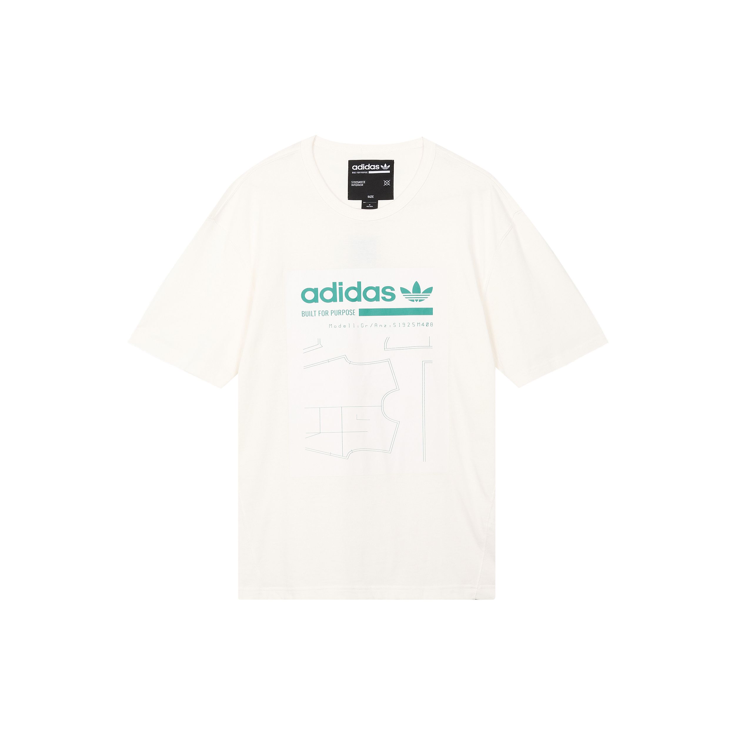 

Мужская футболка с коротким рукавом Adidas Originals Trefoil, белая DV1911 M