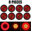 Tail Lamp 4" Round LED Tail Light Car Stop Brake Tail Light Running Lamp