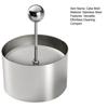 Cake Ring Mold Stainless Steel Seamless Round Mousse Cake Molds with Pushers And Lifters Kitchen Baking Tool for Home Bakery Use