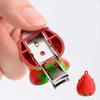 Stainless Steel Nail Clippers Fruits Strawberries Folding Nail Clippers Nail Trimmer Portable Manicure Tools