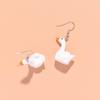 3D Resin Swan Earrings: Cute and Fun Animal Ear Hooks for Women