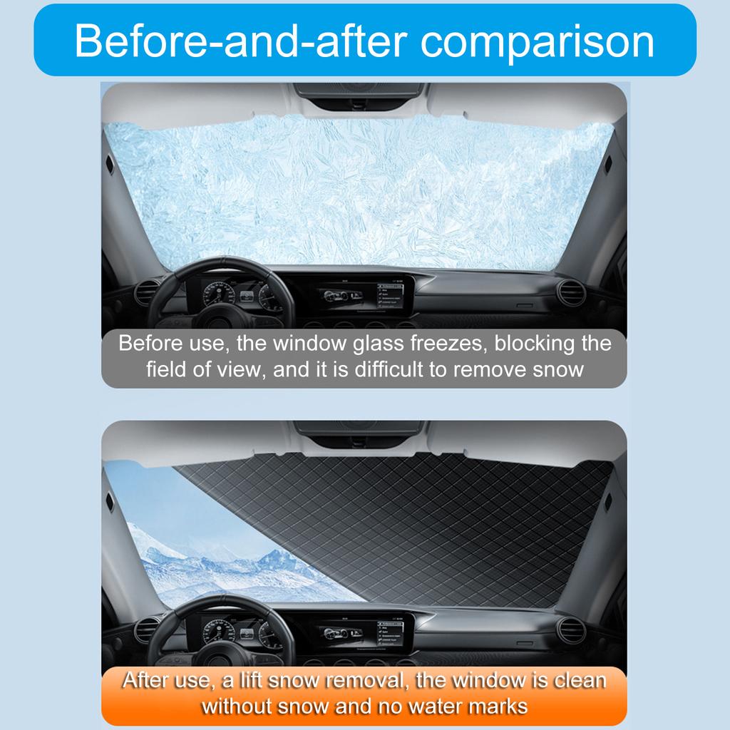 Automotive Windscreen Protector Cover Windshield Ice Snow Cover for Car SUV Winter Car Front Window Cover Car Accessory