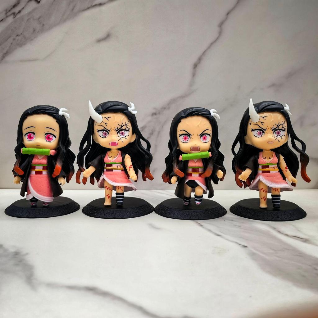 Demon Slayer Blind Box Action Figures: 10 Styles Featuring Tanjiro & Nezuko