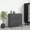 VidaXL Industrial Storage Trunk Anthracite 75x40x80 Cm Steel 339627