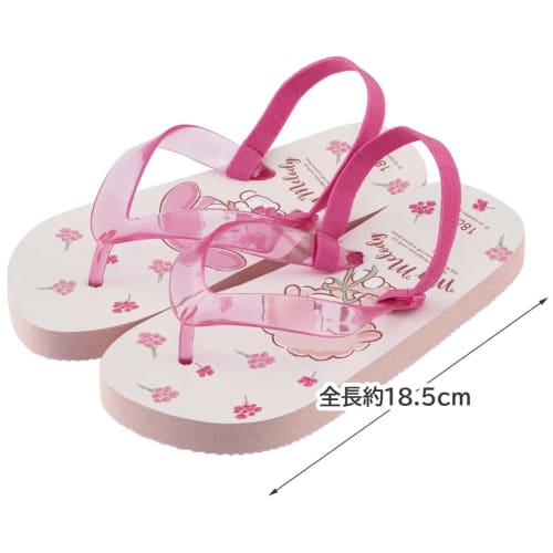skater kids beach sandals my melody flower art sanrio 18cm sdbe18-a