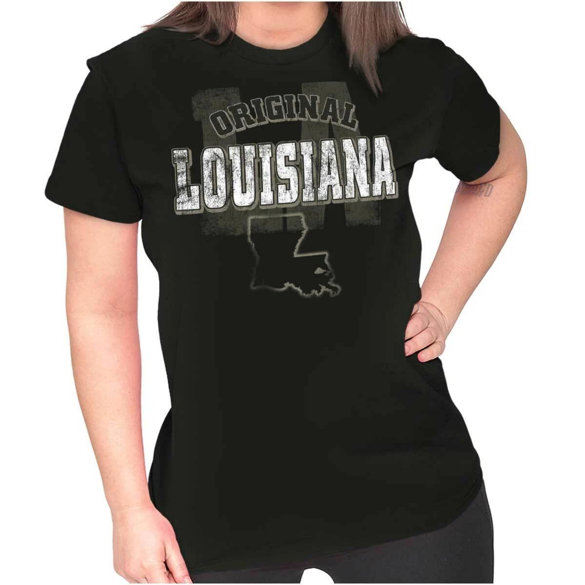 Louisiana Original Hometown Vacation Gift LA Womens Top Junior Graphic Tee XL