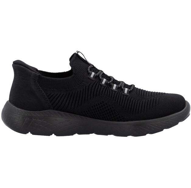 Женские слипоны Rieker Damen m5066 чёрные