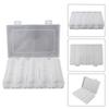 100pcs 27mm Round Plastic Coin Storage Capsules for Tokens Badges with Storage Box for Organized Display and Protection