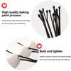 50/100Pcs Black Straight Line Hair Clip U-Shaped Needle Lady Hairpins Curly Wavy Grips Women Bobby Pins Styling Hair Accessories