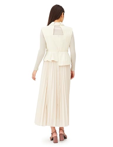 Snidel Women's IVR Giletteil Jumper Skirt SWFO234115