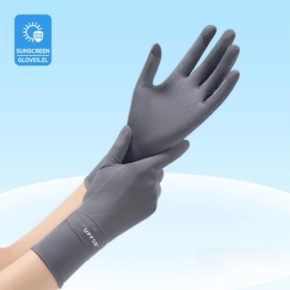 Ice Feeling Sunscreen Gloves UV Protection Cycling Gloves Fashion Driving Gloves