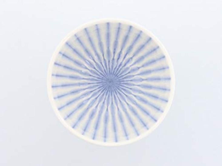 Tableware East Mino Porcelain Rice Bowls, Blue/White Stripes, Set of 2