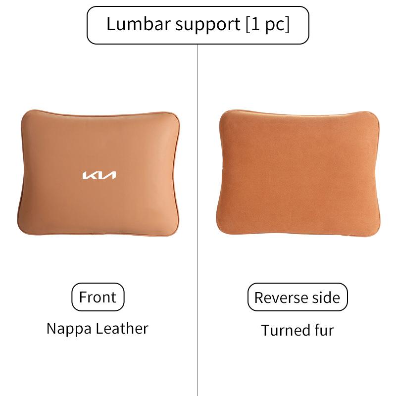 For KIA Car Lumbar Support Cushion Seat Headrest Waist Cushion Interior Cerato Soul Venga Forte Spectra Sedona Niro Cadenza