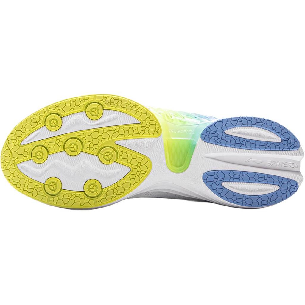 Li Ning Kids Running Synthetic Leather Lightweight Comfortable Fashion Shock Absorption Breathable Low Top Running Shoes Kids sneaker YKFV184-3
