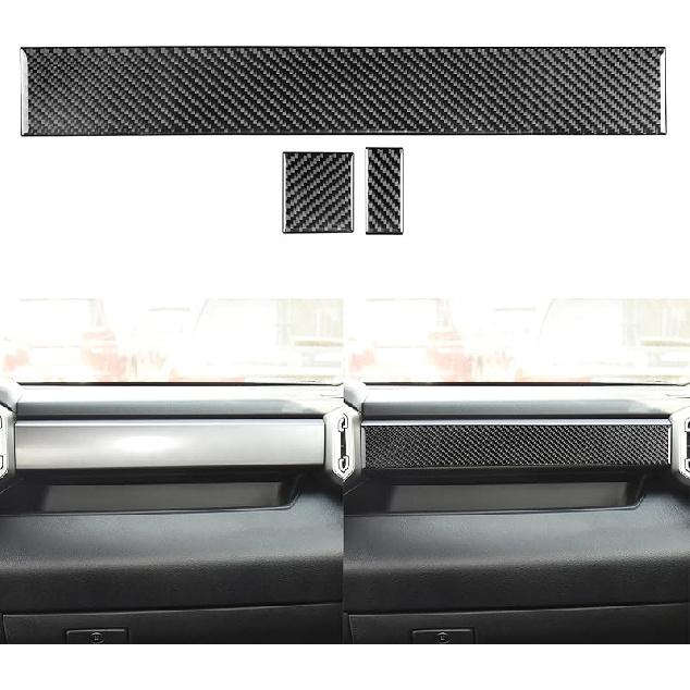 NVCNX Real Premium Carbon Fiber for Toyota Tundra -2026 / Sequoia -2026 2024 2025 Car Center Console Drive Mode Knob Cover Interior Trim Accessories