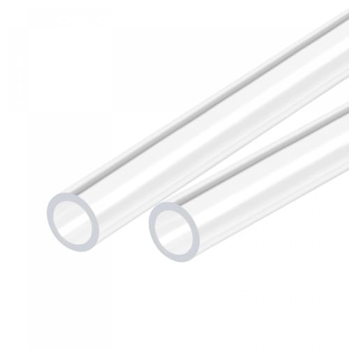 uxcell Clear Rigid Acrylic Pipe, Round Tube for Lamps and Lanterns, Water Cooling Systems, 12mm Inner Diameter, 16mm Outer Diameter, 45cm Total Length