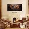 1pcs Wooden World Map Frameless Canvas Decorative Hanging Painting Living Room Study Office Modern Minimalist Style Home Wall De