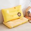 1pcs AB Double-sided Children's Sleep Pillow 3D Three-dimensional Bean Velvet Kindergarten Pillow Core Breathable and Dry Cartoon Printed Pillows