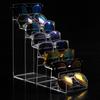 Acrylic Display Stand Multi-layer Step-shaped Wallet Holder Mobile Phone Case Holder Leather Clip Stand Transparent Base