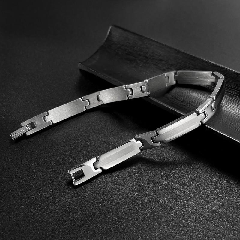 Personalized Bracelet Men's Stainless Steel Niche Simple Design Fashionable Versatile Titanium Wholesale