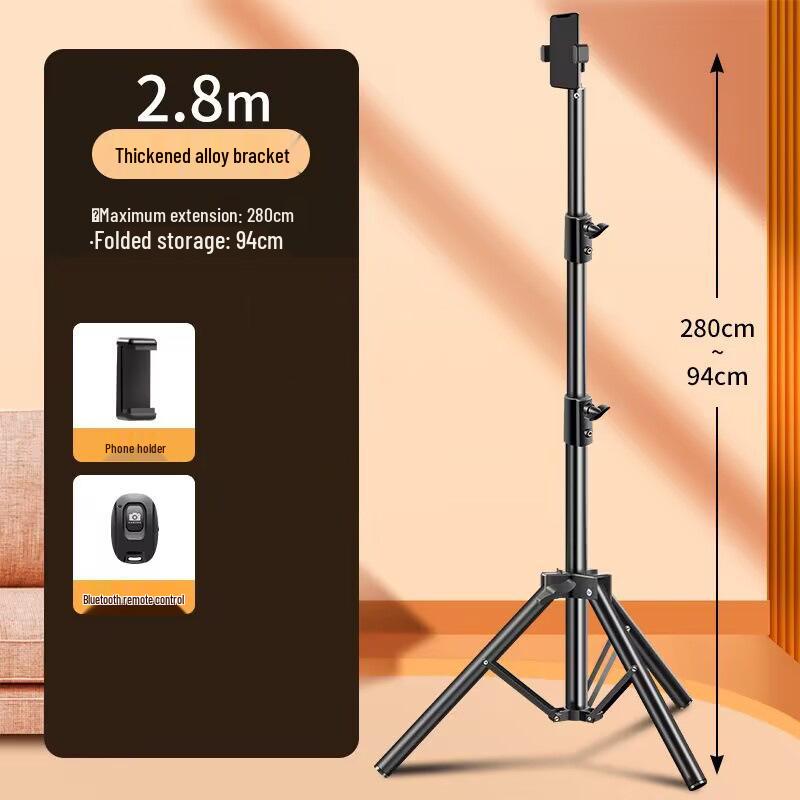 Universal Metal Tripod Stand for Live Streaming & Photography