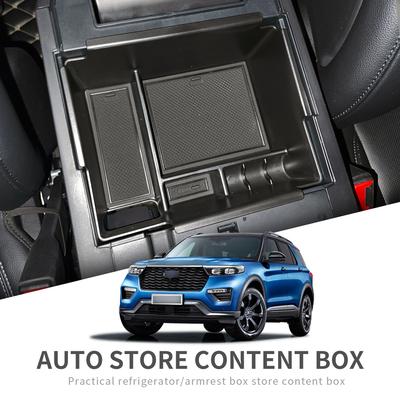 Für Ford Explorer 2020 - 2022 Auto Armlehnen Aufbewahrungsbox Innenraumzubehör Organizer Ablage ABS