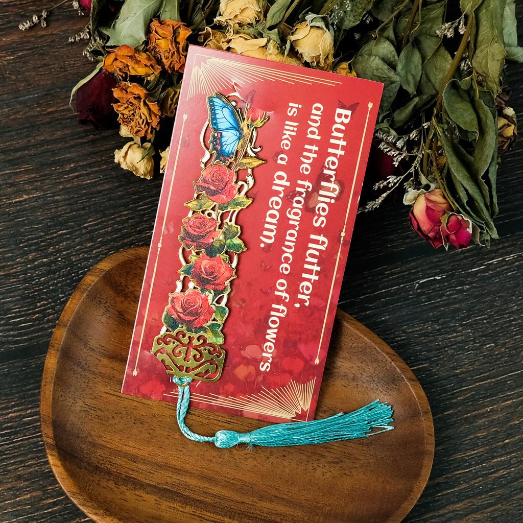 Bouquet Metal Bookmark Boutique Hollow Metal Bookmark Is A Must For Students To Read And Learn