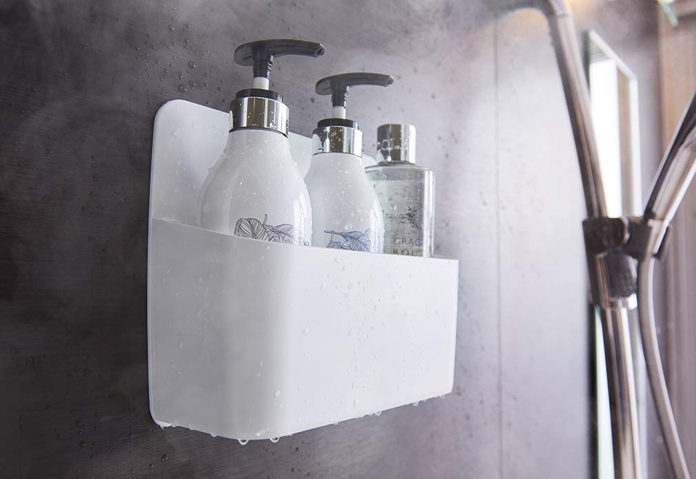 Topre Bathroom Magnetic Bottle Rack Storage White Magpita W230 X H210 X D100 MPB-001 (mm)