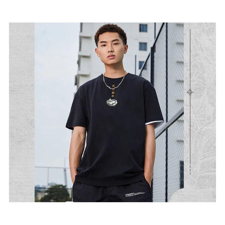 Li Ning Badfive T Shirt Unisex Black AHSR121-5