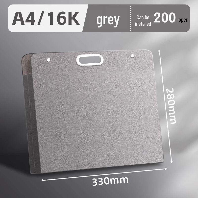 Art Portfolio Album: A3/A2/8K/4K Insert Type with 8 Storage Pockets for Children's Artwork