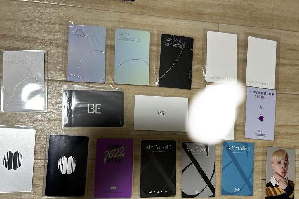 [USED] Official BTS Jimin Trading Cards Bulk Sale