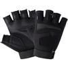 Gym Sport Breathable Fingerless Gloves Men Outdoor Tactical Techwear Style Anti-slip Bicycle Motorcycle Gloves Black Blue Red