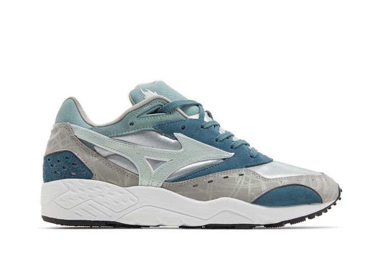 Men's Sneakers Mizuno Contender Hanon Grampus Dolphin Silver/Trooper/Evergreen
