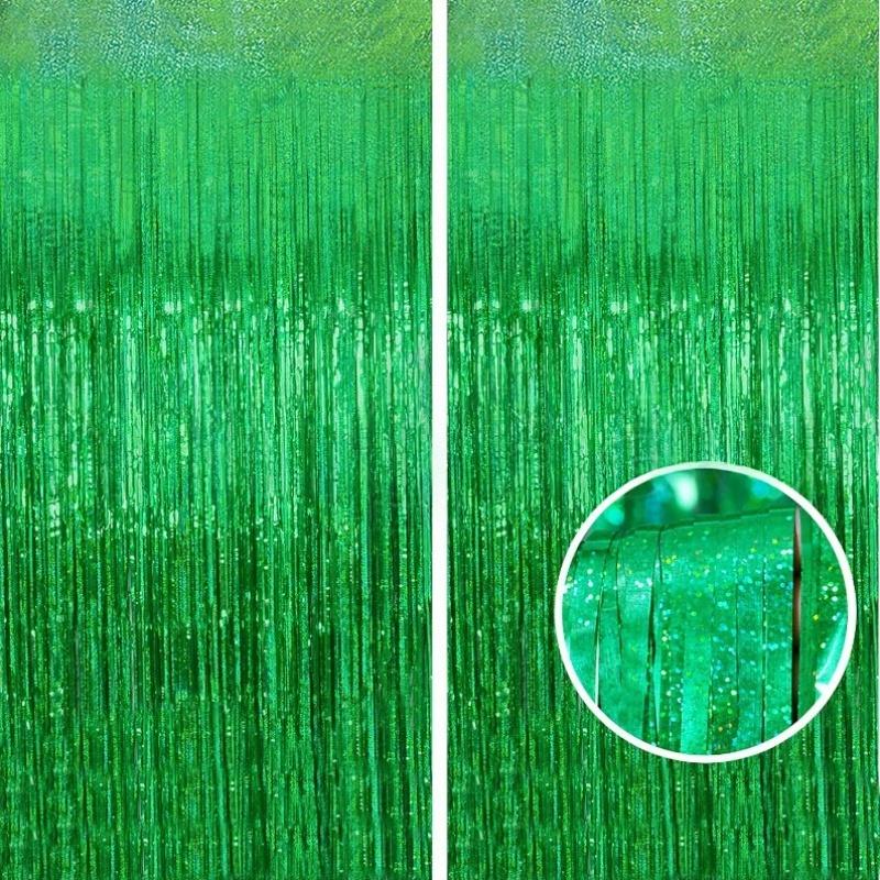 1/2/3Pack Glitter Party Backdrop Metallic Foil Tinsel Fringe Curtain Birthday Wedding Graduations Decoration Anniversary Photo. 5