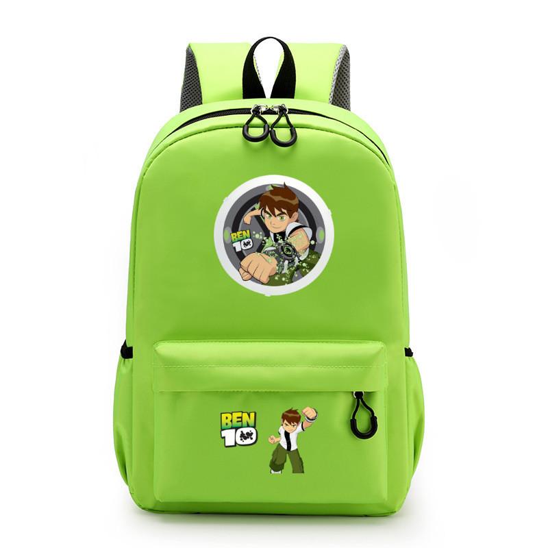 Ben 10 Kids School Backpack With Breathable Lightweight Polyester For Middle School Students