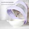 Pet Elizabethan Mesh Collar - Breathable Anti-Lick/Bite Cat Grooming Neckwear