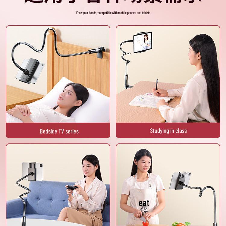 Super Stable Mobile Phone Holder: Bedside & Desk Stand for Watching Dramas