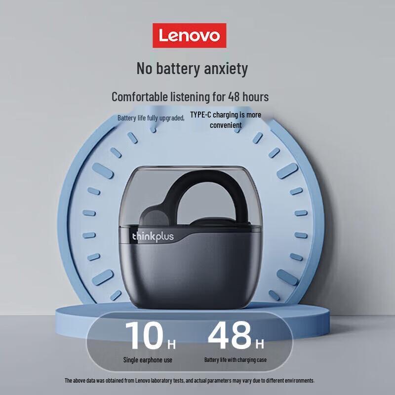 Lenovo LP76B Bone Conduction Bluetooth Ear-hook Headphones