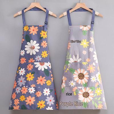 Stylish, Breathable Summer Canvas Apron – Thin, Anti-fouling, and Durable for Home or Kitchen Use.