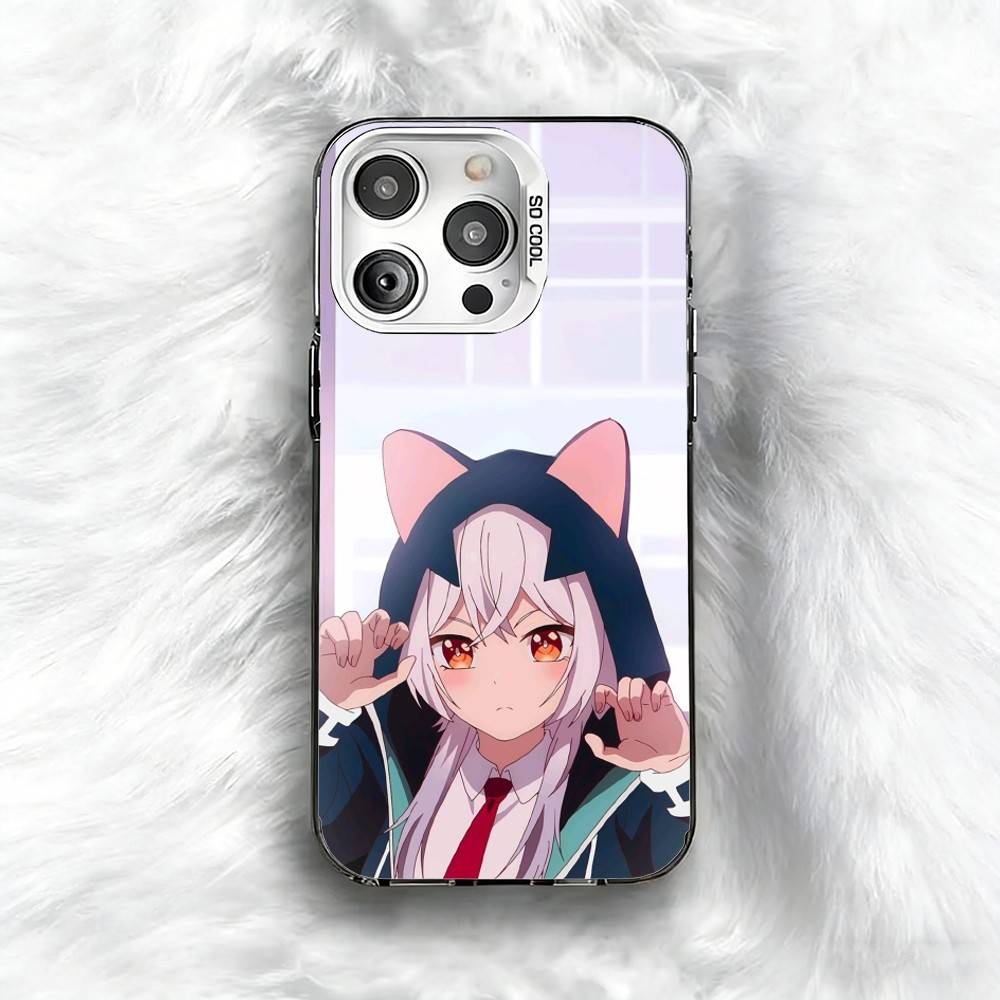 Anime Tune In to the Midnight Heart Phone Case For iPhone 16 17 15 14 12 13 Pro Max Black Color Shockproof Cover