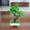 Artificial Bonsai Tree Indoor Small Fake Plants with Resin Pot for Home Office Desk Shelf Bathroom Bedroom Living Room Decoration