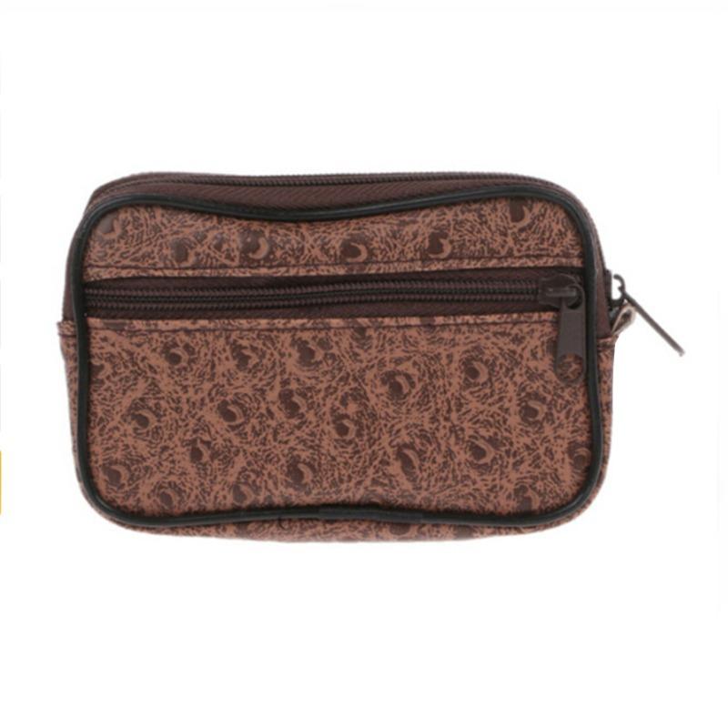 

Компактный женский мужской повседневный мини-кошелек клатч сатчел мягкий модный простой кошелек для монет One Size темный кофе