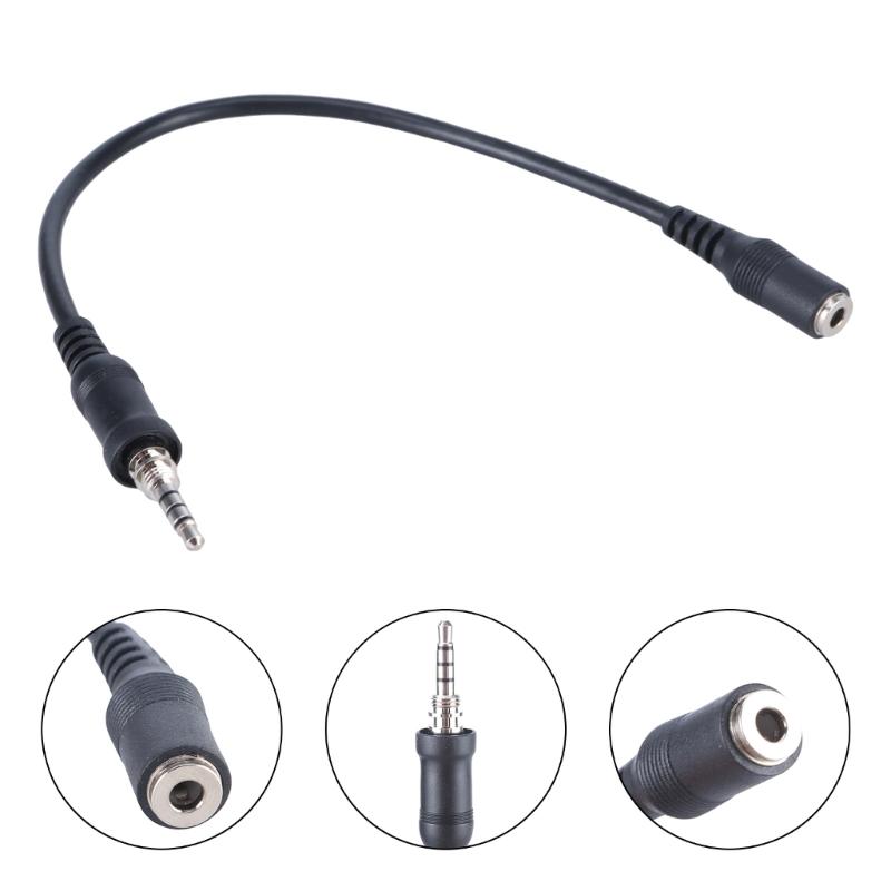 Upgrades Sound Cable With 3.5mm Female Connector ABS Sound Cable Female Plug Connector for VX-6 VX-7R VX-120
