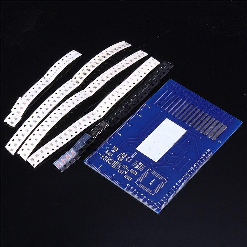 CD4017 Rotierende LED SMD NE555 Lötübungsbrett DIY Kit Fanny Skill Training Elektronischer Anzug