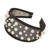 Women Mesh Headband with Faux Pearl Design Lightweight Comfortable Wide-Edged Hair Hoop Hair Accessories