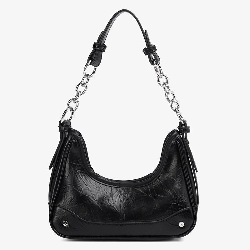 Underarm Bag for Women New Trend This Year High-End Niche Chain Fashion Commuter Crossbody Baguette Bag