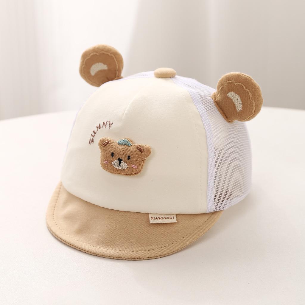 Summer Baby Breathable Mesh Baseball Cap Thin Sun Protection Visor Hat For Newborn Infant Boys And Girls